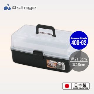 JEJ ASTAGE 可疊工具收納箱PS400X-綠色