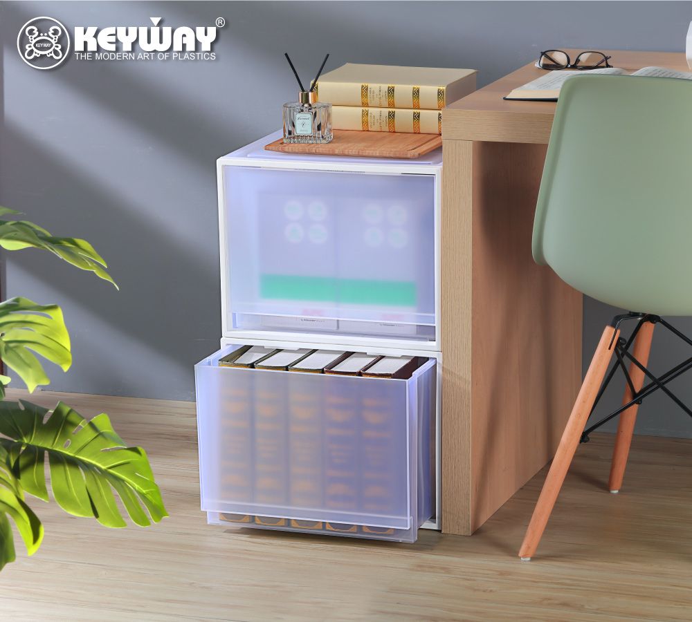 KEYWAY 聯府 《真心良品》面寬-40單抽屜整理箱(深型)50L-2入組