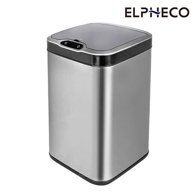 ELPHECO  不鏽鋼除臭感應垃圾桶 ELPH6311U 銀色