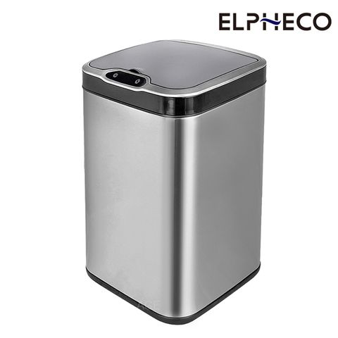 ELPHECO 不鏽鋼除臭感應垃圾桶 ELPH6311U 銀色
