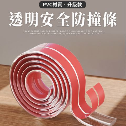 101品味生活 防碰撞!PVC透明兒童安全防護防撞條 (約1米長)