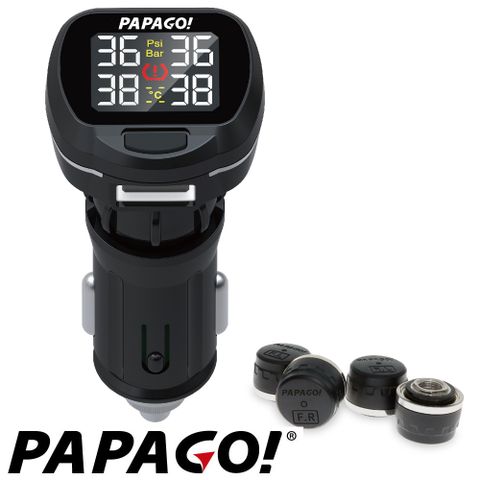 PAPAGO ! TireSafe S22E獨立型胎外式胎壓偵測器
