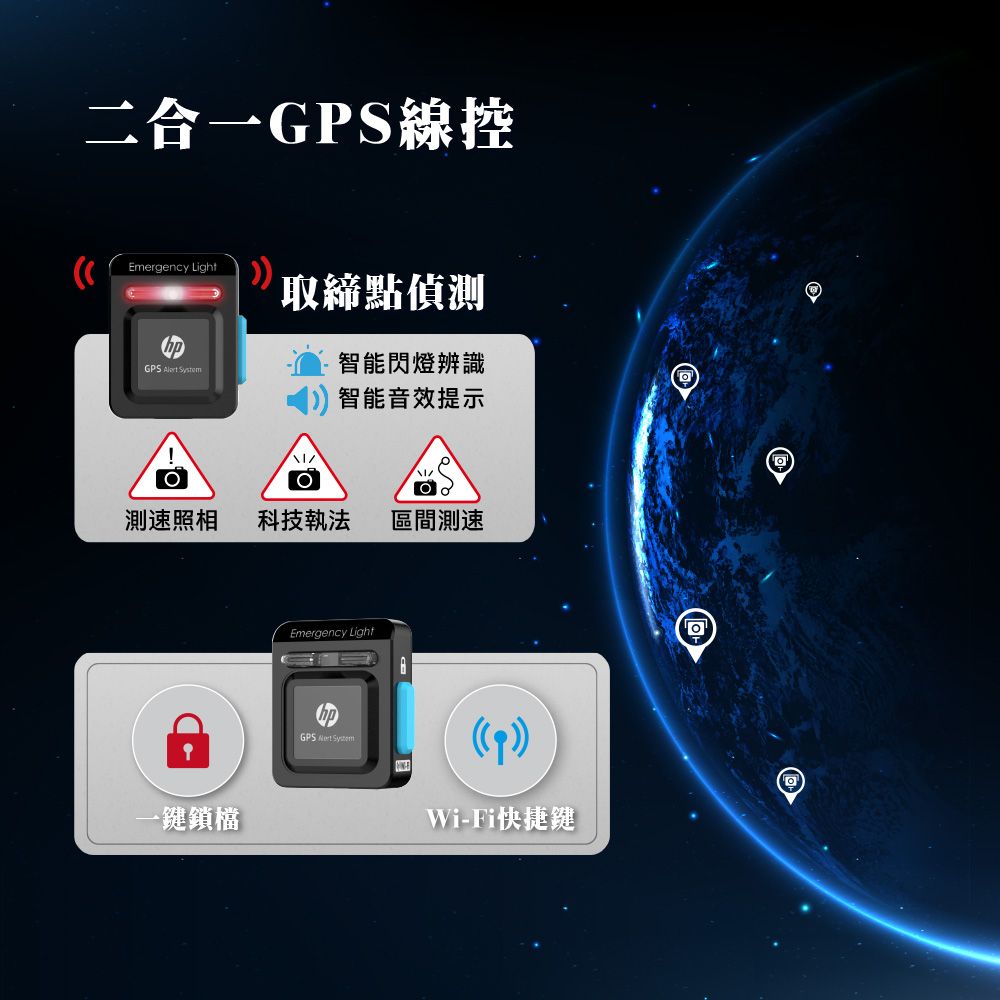 HP 惠普 高畫質數位機車行車記錄器m650 pro(贈32GB記憶卡)