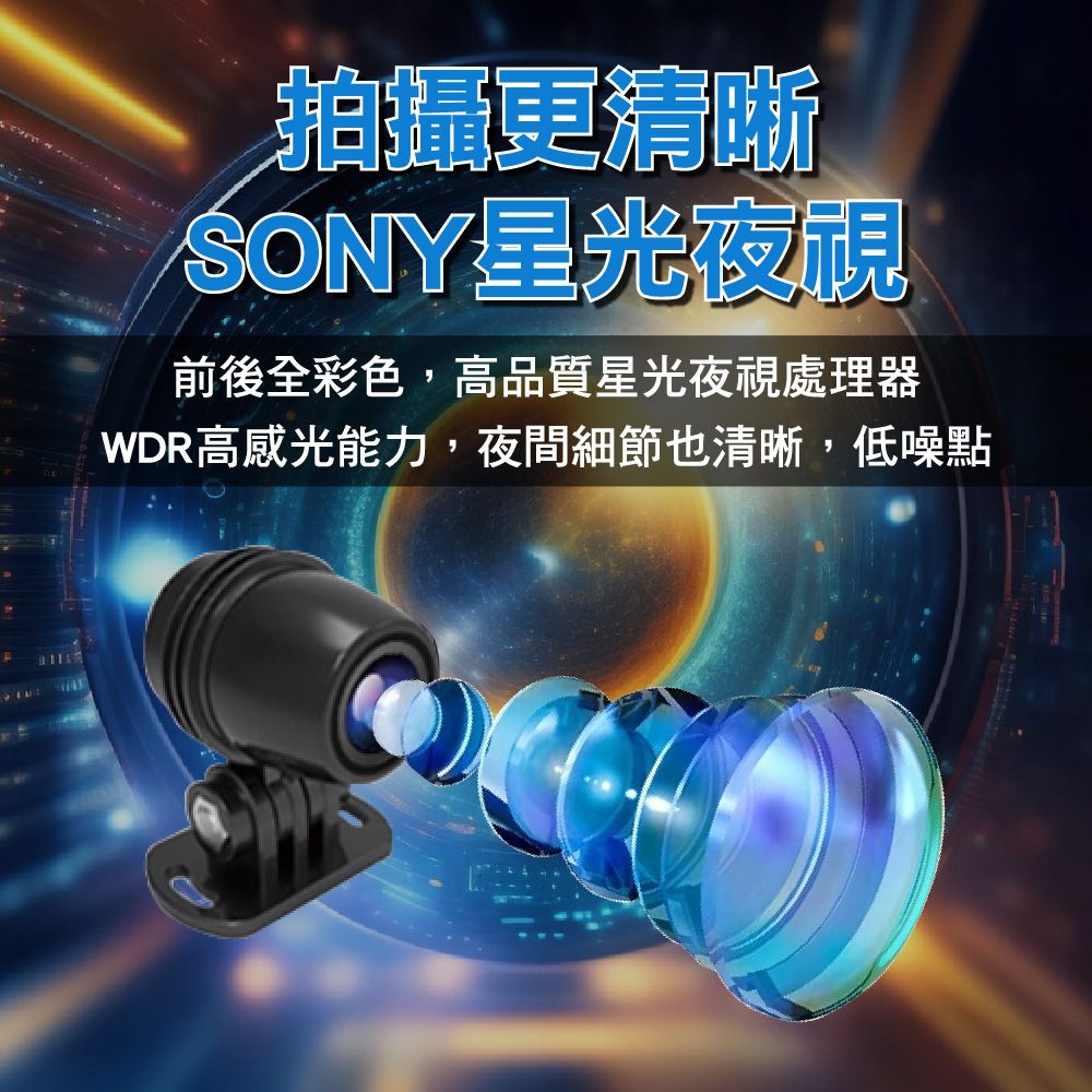 Carslave D9R機車行車記錄器 SONY鏡頭 WiFi GPS 行車紀錄器 前後1080P 2024最強性價比