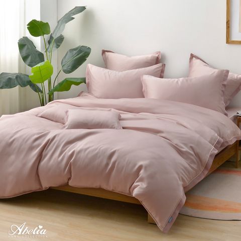 《青春飛揚》雙人天絲拼接四件式防蹣抗菌吸濕排汗兩用被床包組-多色可選