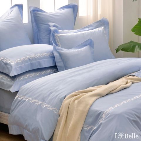 《菤菤蔓草》特大長絨細棉刺繡四件式被套床包組(共三色)