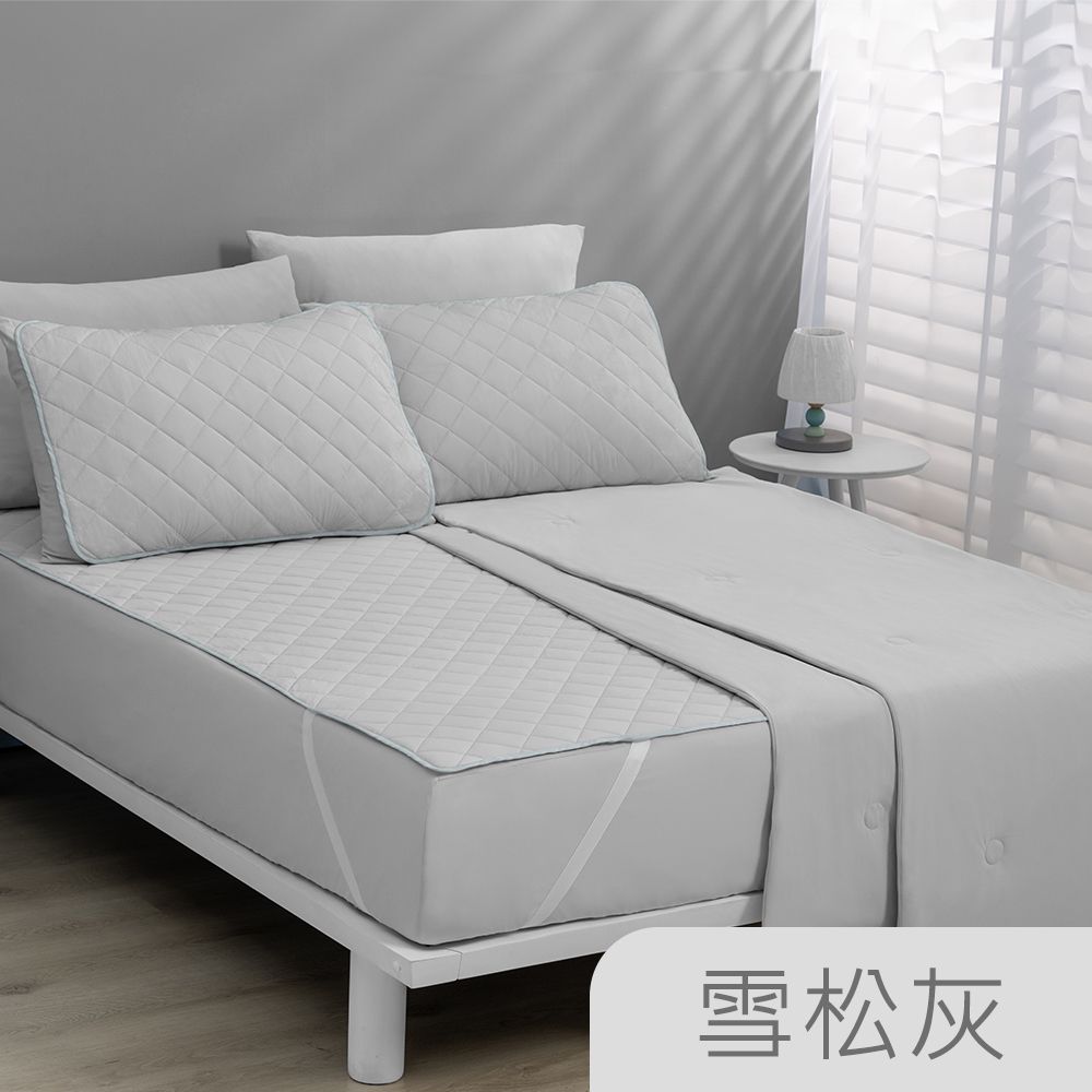 Tonia Nicole 東妮寢飾 TopCool冰凍涼感系列(雙人床包枕套組/雙人涼感墊/涼感被)-6色任選