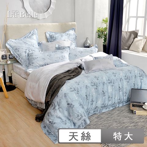《傾城之戀》特大天絲防蹣抗菌吸濕排汗兩用被床包組