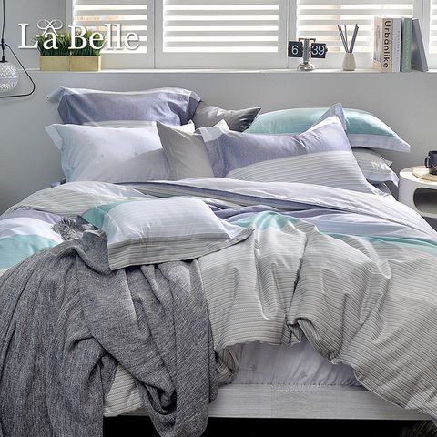 《崇拜自由》雙人純棉防蹣抗菌吸濕排汗兩用被床包組