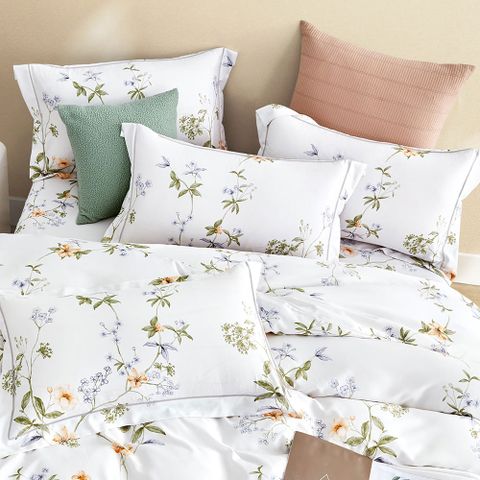 DON 三件式吸濕排汗天絲床包枕套組-多款任選(1+1)