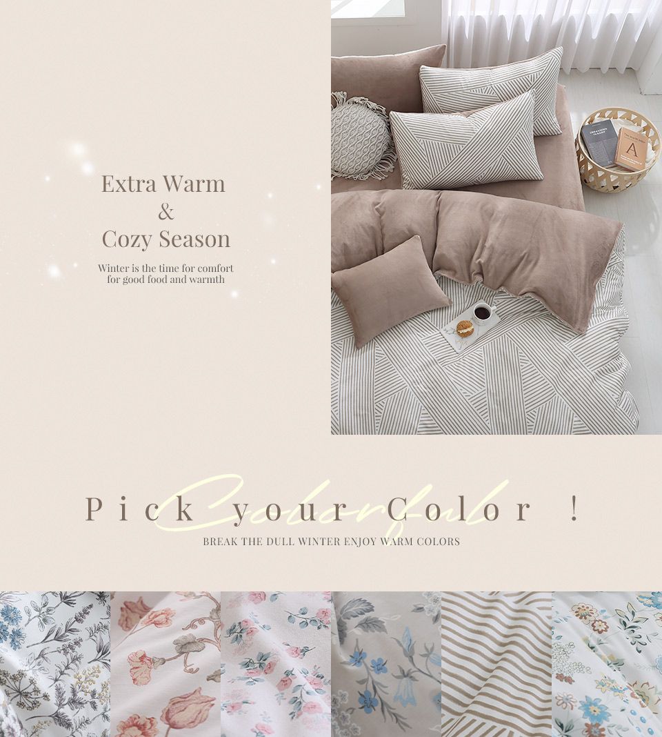 Extra Warm& Winter is the time for comfortfor good food and warmthPick your Color!BREAK THE DULL WINTER ENJOY WARM COLORSA