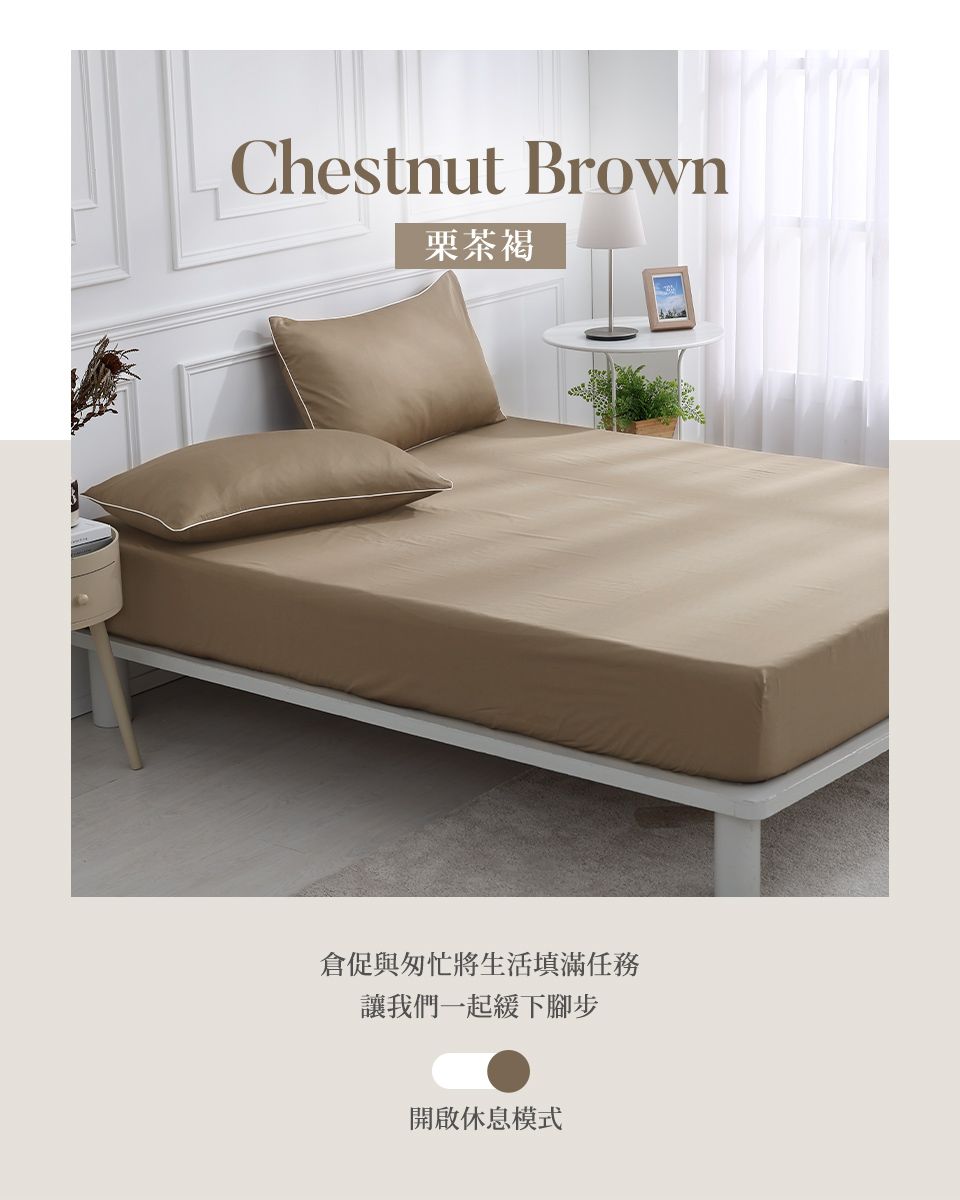 Chestnut Brown茶褐倉促與匆忙將生活填滿任務讓我們一起緩下腳步開啟休息模式