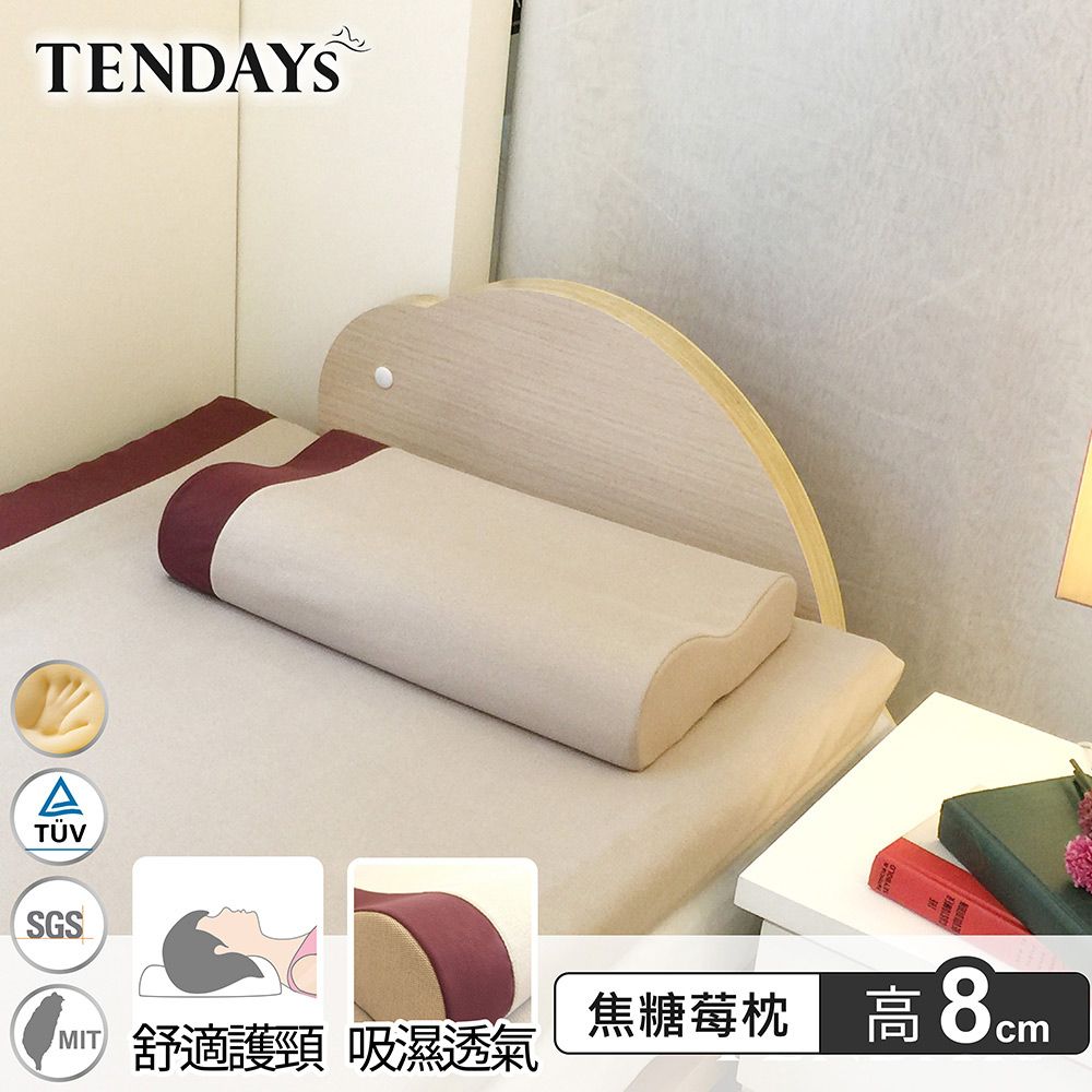 TENDAYS 玩色柔眠枕(焦糖莓)8cm高