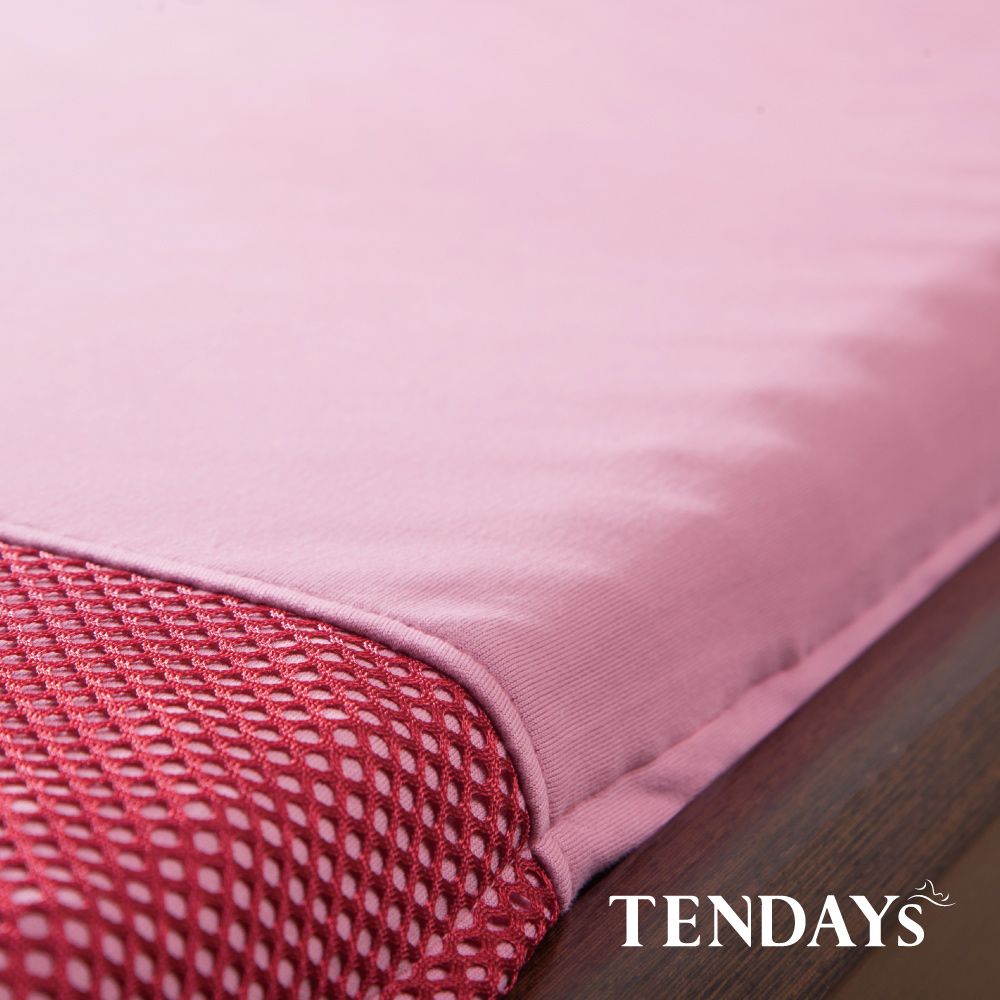 TENDAYS 玩色柔眠記憶床墊3尺標準單人(乾燥玫瑰 5.5cm高薄墊)(可捲收 減壓床墊)