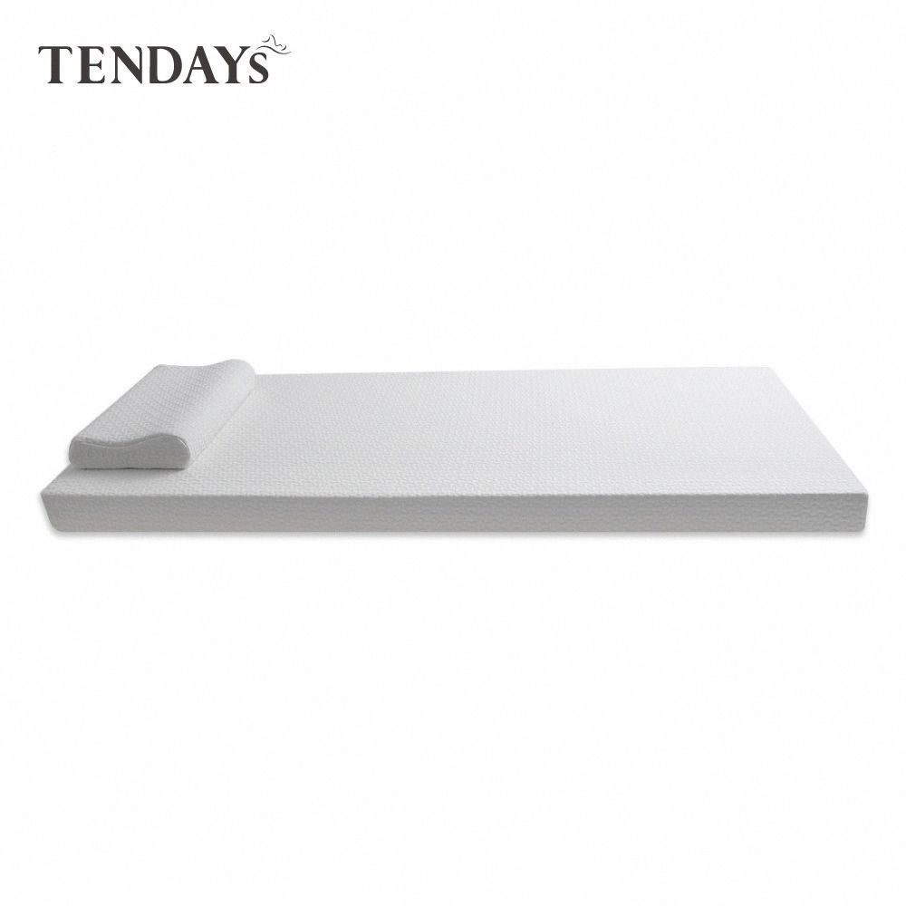 TENDAYS 舒眠柔睡紓壓床墊3.5尺加大單人(6cm厚 記憶棉層+高Q彈纖維層)