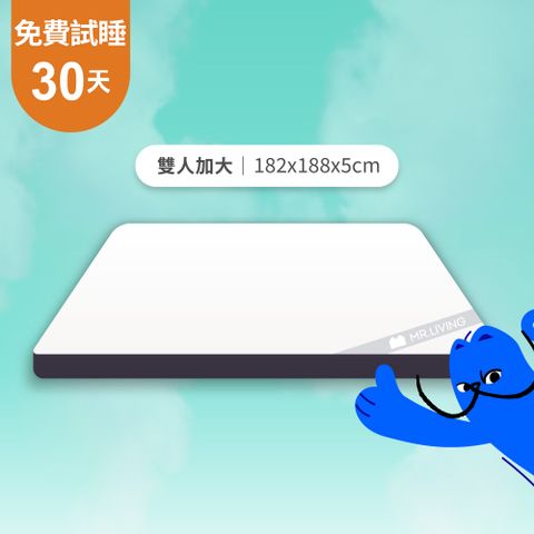 天絲防蟎減壓記憶薄墊 雙人加大 6*6.2尺