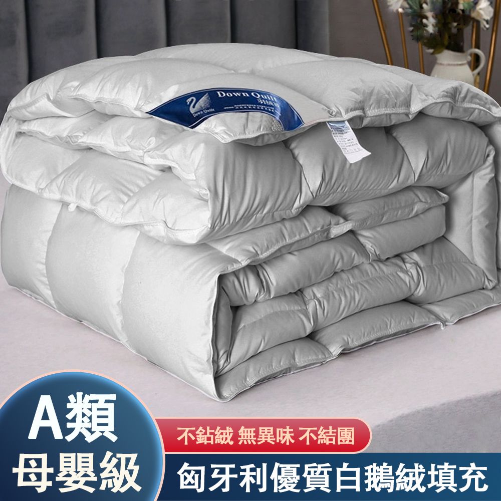 Down A類不絨 無異味 不結團母嬰級 匈牙利優質白鵝絨填充