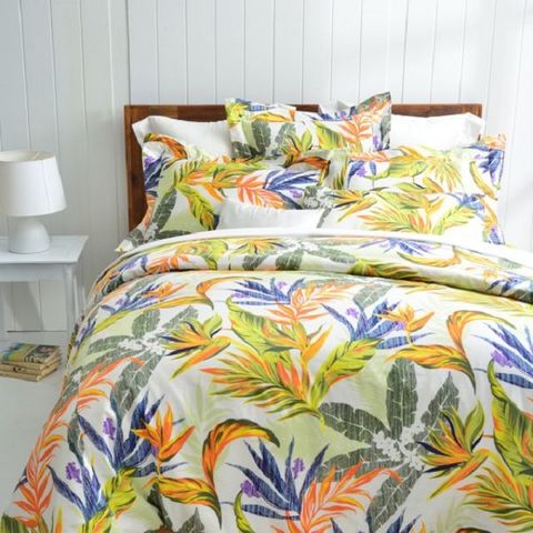 Cozy inn天堂-綠-300織精梳棉被套-雙人