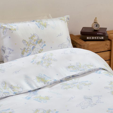 玩具總動員100%天絲鋪棉兩用被套-單人