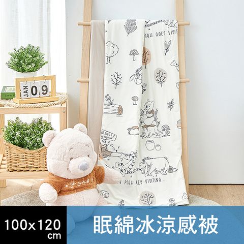 《迪士尼授權系列》眠綿冰兒童玻尿酸抗菌涼感涼被(100x120CM) - 多款可選