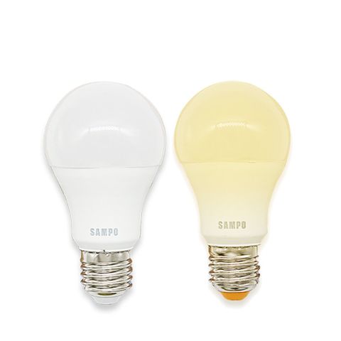 【SAMPO聲寶】SMP-LB-P10L LED 10W節能燈泡-晝光色/燈泡色(100-240V)2入組