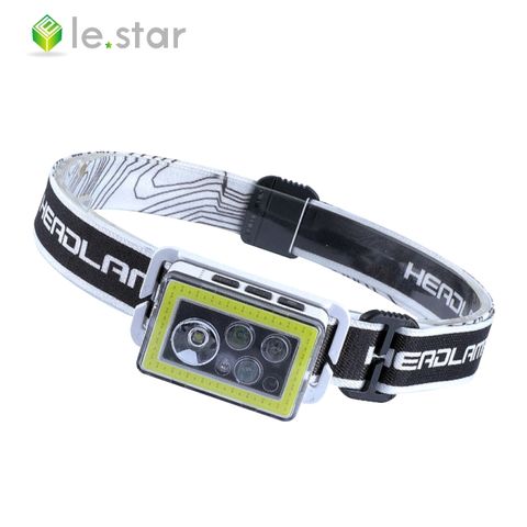 【Lestar】極輕系列-T81 LED 高亮智能感應頭燈 配戴輕盈，多角度調整，輕裝出行 XPE+COB，多種光源任你選 紅外線感應模式，揮手即可開關燈