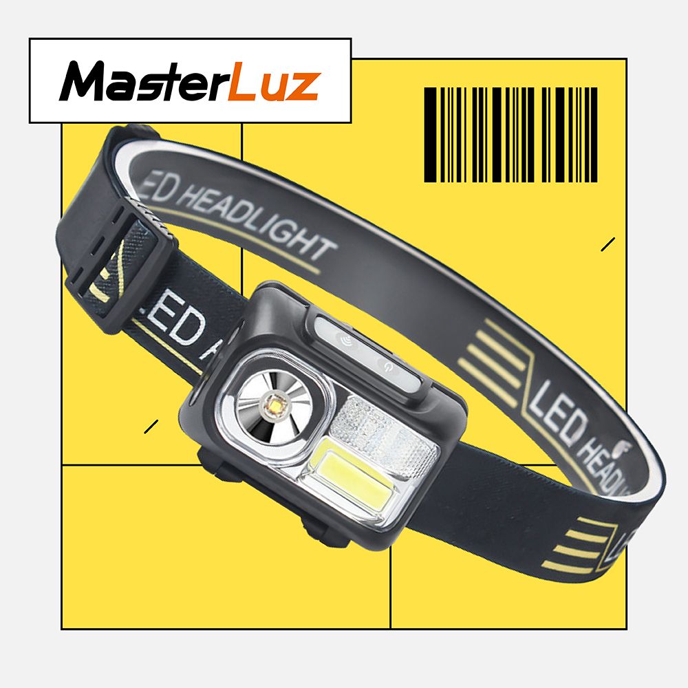  【MasterLuz】G50 LED雙光源強光 揮手感應頭燈 / 可感應輕鬆開關