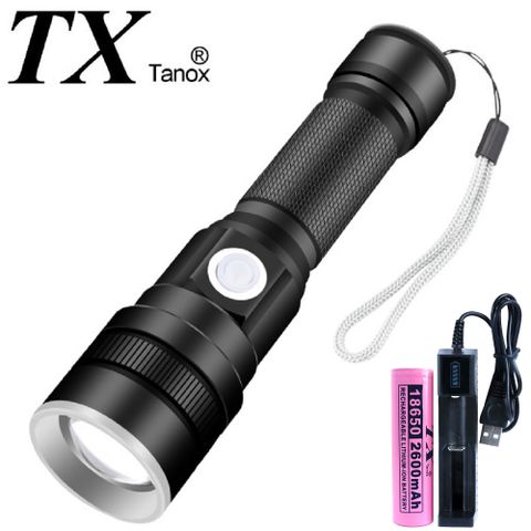 TX特林XHP50 LED強亮USB充電手電筒(T-F25-P50)