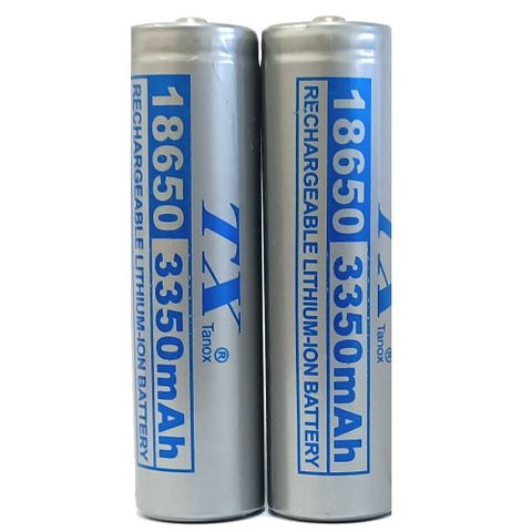 TX特林 安全認證18650鋰充電池3350mAh2入(T-Li3350-2)