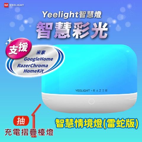 YEELIGHT 易來 智慧情境燈D2(雷蛇聯名款) 支援HomeKit 米家 Google Home Razer Chroma RBG