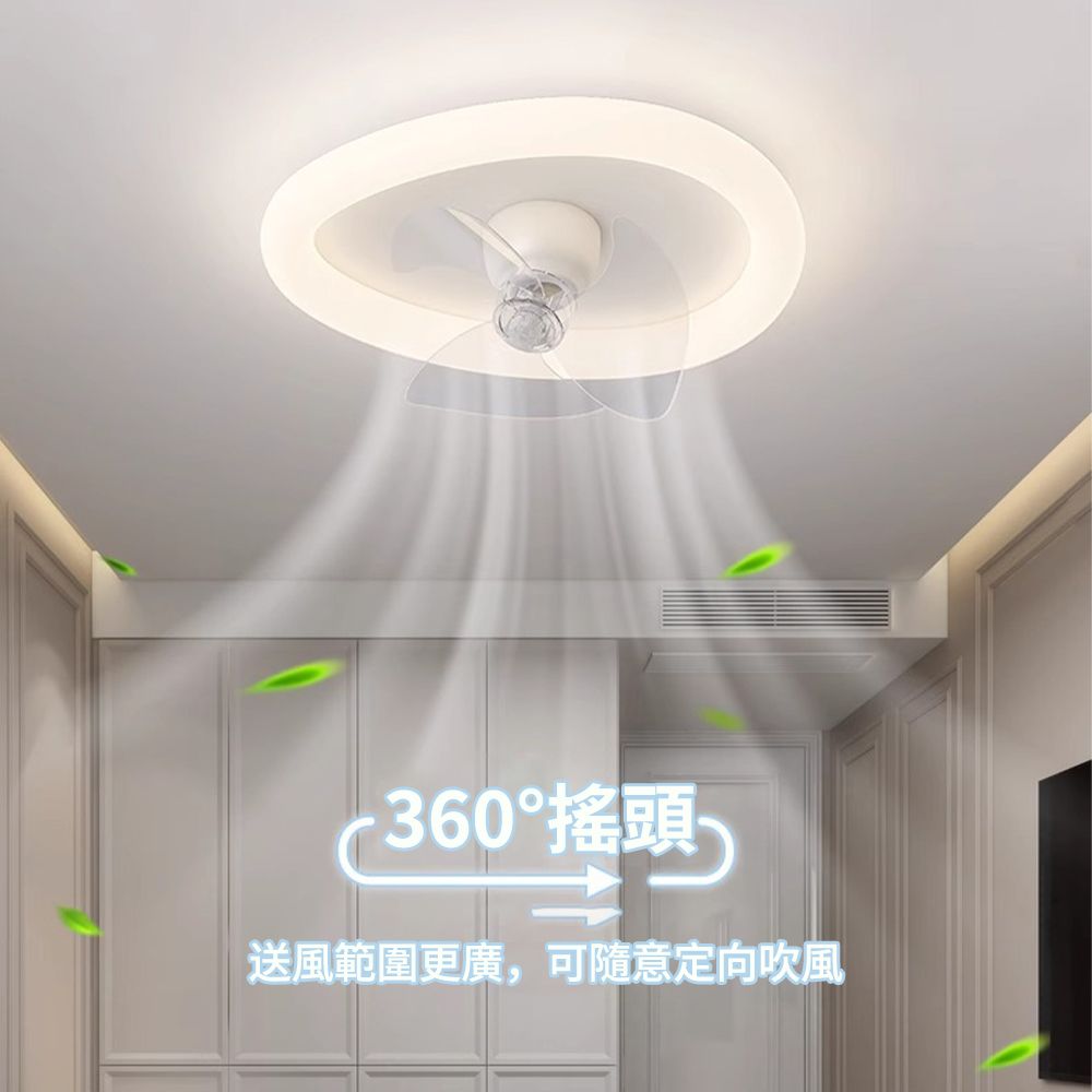 360°搖頭~送風範圍更廣,可随意定向吹風