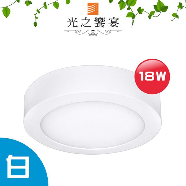 Protocol Lighting 光之饗宴 LED 18W 吸頂燈(白光)