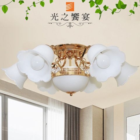 Protocol Lighting 光之饗宴 新溫哥華6+1半吸頂燈