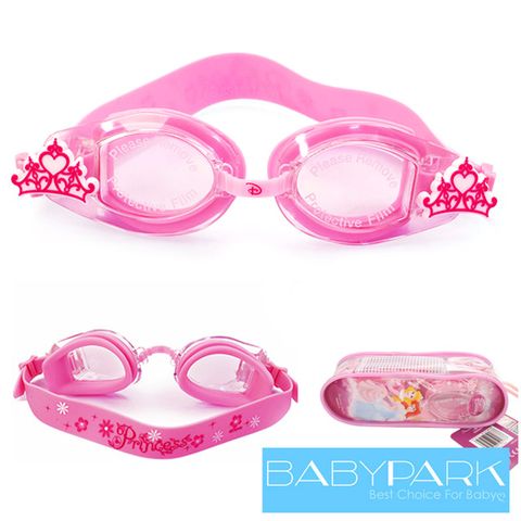 BabyPark 兒童造型泳鏡-公主城堡Disney Princess
