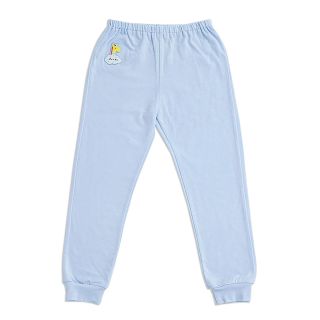 【奇哥】長頸鹿長褲-羊毛保暖布 藍色 (4-10歲)