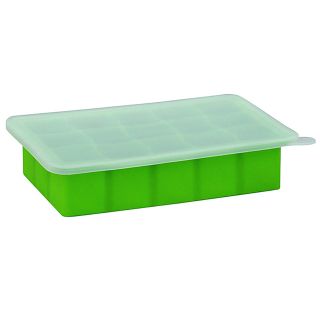 美國green sprouts寶寶副食品矽膠儲存盒/製冰盒（不含BPA/BPS、無PVC 安全塑膠）_草綠色_GS185300-4