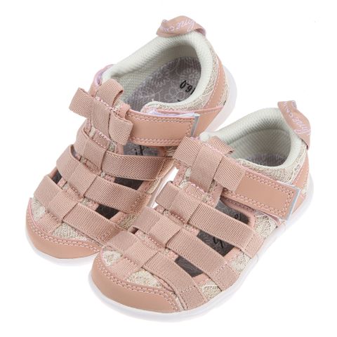 《布布童鞋》日本IFME粉金色兒童機能水涼鞋(16~19公分) [ P2E801G ]