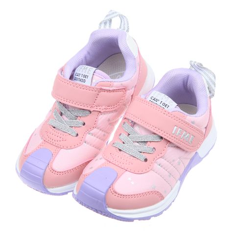 《布布童鞋》日本IFME季節系列粉紫色兒童機能運動鞋(15~18公分) [ P2N101G ]