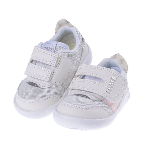 《布布童鞋》日本IFME輕量系列深白色寶寶機能學步鞋(12~15公分) [ P3B004M ]