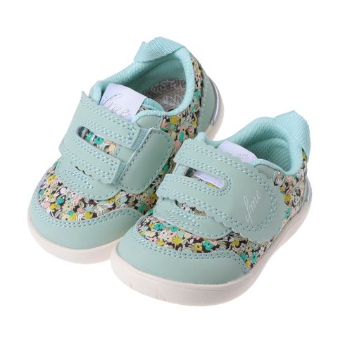 《布布童鞋》日本IFME輕量系列花花綠寶寶機能學步鞋(12~15公分) [ P3D702C ]
