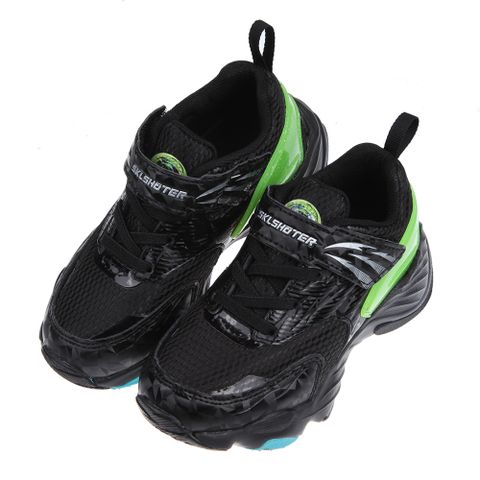 《布布童鞋》Moonstar日本黑色蒼芎射手兒童機能運動鞋(17~23公分) [ I2F026D ]