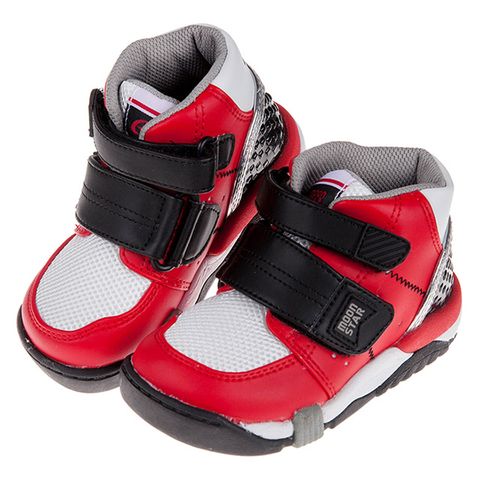 【布布童鞋】Moonstar日本Carrot紅黑色兒童護足機能鞋(I9F402A)