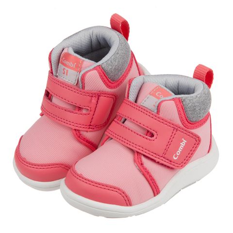 《布布童鞋》Combi粉色Core_S中筒成長機能學步鞋(12.5~15.5公分) [ S0P1PIG ]