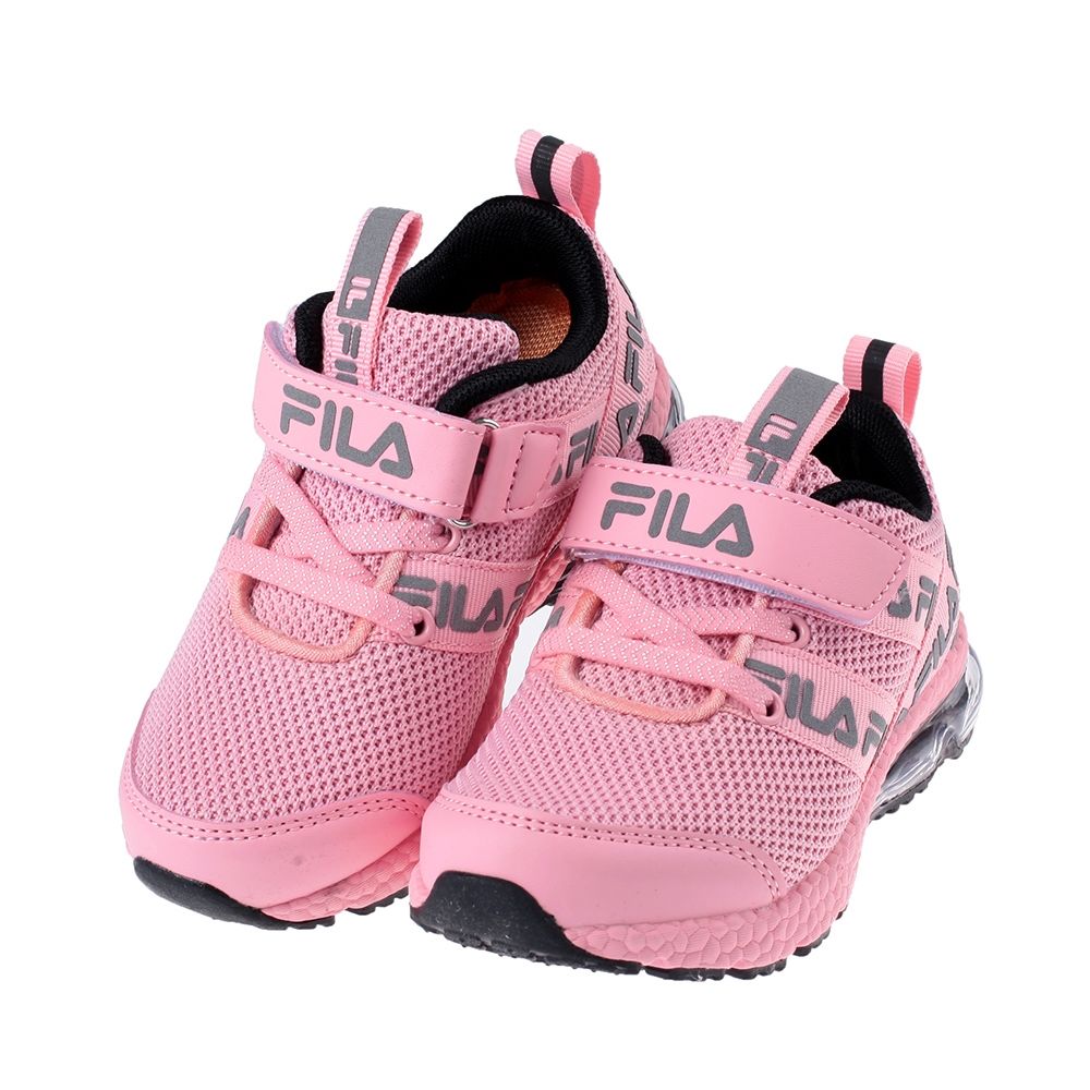 Fila 《布布童鞋》康特杯奔馳粉色兒童氣墊慢跑運動鞋(16~22公分) [ P3B29XG ]