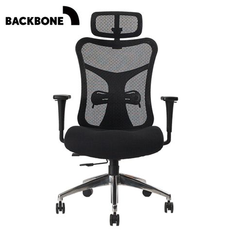 Backbone Kabuto 人體工學椅(黑框)-黑泡綿座