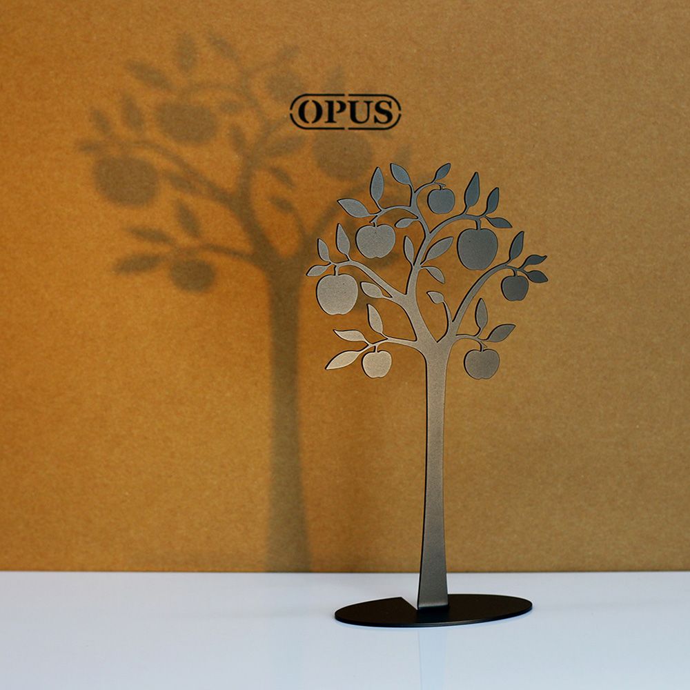 OPUS 東齊金工  歐式鐵藝飾品架《蘋果樹》經典黑