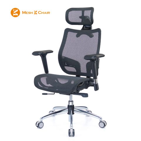 【Mesh 3 Chair】恰恰人體工學網椅-旗艦版(酷黑)