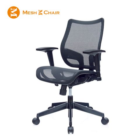 Mesh 3 Chair 崴美 恰恰人體工學網椅-無頭枕SH01(酷黑)