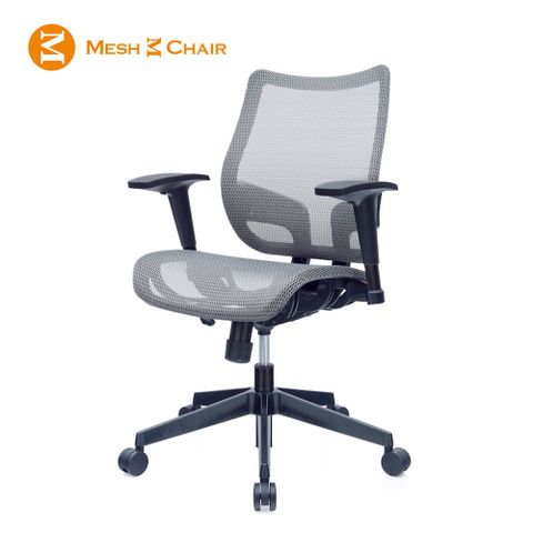 Mesh 3 Chair 崴美 恰恰人體工學網椅-無頭枕SH01(銀灰)