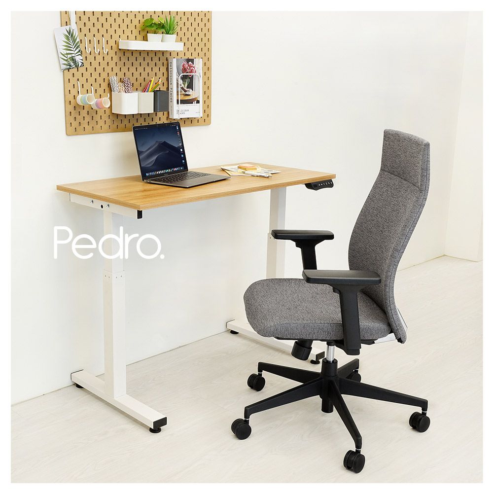  美國Kraftdale Pedro 人體工學升降桌椅組合 無印風 北歐風